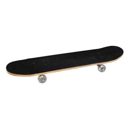 Large Skateboard – Black, 30 x 9 Inch with Smooth Ball-Bearings
