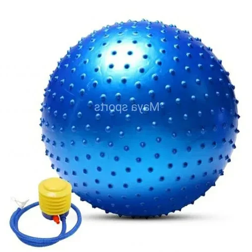 Gym Exercise Ball with Pumper For Body Fitness yoga Ball (75 cm) Spike